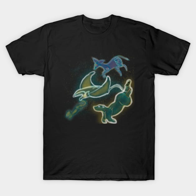 Spirit Animals T-Shirt by Saphyre91